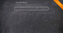 Desktop Screenshot of bistrothelodge.nl